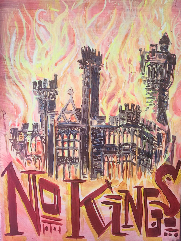 Artwork: No Kings, by Naomi Fisher